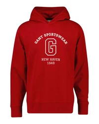 Gant Hoodie GRAPHIC SWEAT HOODIE Dunkelrot/Rot/Braun