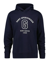 Gant Hoodie GRAPHIC SWEAT HOODIE Dunkelblau