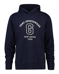 Gant Hoodie GRAPHIC SWEAT HOODIE Dunkelblau