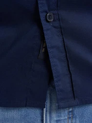 Petrol Industries Langarmshirt Button-Down Kragen 