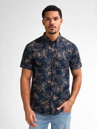 Kurzarmshirt mit All-Over Print