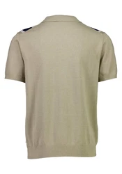 Lindbergh Strickjacke Beige/Khaki/Hellblau