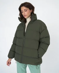 freshlions Steppjacke Estala Dunkelgrün/Grün