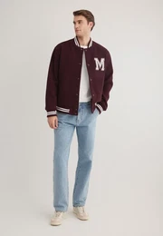 Collegejacke JEANS JACKET Jacke mit Logo