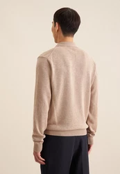 seidensticker Strickpullover Regular Langarm Kragen Uni Uni