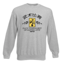 Sweatshirt Han's Tournament I Sweatshirt Enter Symbol Sign Dragon Logo Martial (1-tlg) Bruce Arts Kung Fu