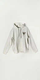 Rundhalspullover Tennis Club Icon Hoodie Hellblau Herren