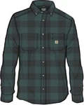Carhartt Midweight Flannel Plaid Hemd Braun/Beige