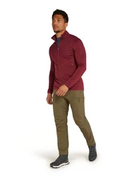Icebreaker Outdoorjacke Dunkelrot/Bordeaux