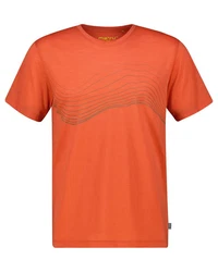 Meru T-Shirt BUSTOS (1-tlg) Orange/Rot