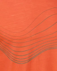 Meru T-Shirt BUSTOS (1-tlg) Orange/Rot