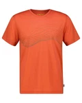 Meru T-Shirt BUSTOS (1-tlg) Orange/Rot