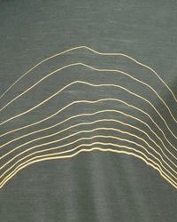 Meru T-Shirt BUSTOS (1-tlg) Dunkelgrün/Grün