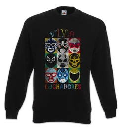 Sweatshirt Luchadores Sweatshirt Mexiko Wrestling Wrestler Mexican Mexico Latin (1-tlg) Latino Lucha Libre Masken