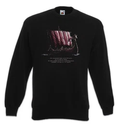 Sweatshirt Viking Ship II Sweatshirt Vikings Schiff Wikinger Langboot Drachenboot (1-tlg) Langschiff Ruderboot Longship Norsemen