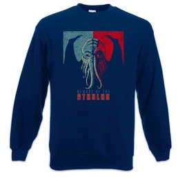Sweatshirt Beware Of Cthulhu Sweatshirt Horror Arkham Lovecraft Miskatonic (1-tlg) Antarctic Expedition Call of