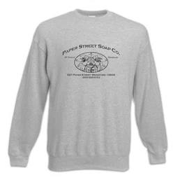 Sweatshirt Paper Street Soap Co. Sweatshirt Fight Movie Club Sign Insignia Logo (1-tlg) Company Tyler Film Durden
