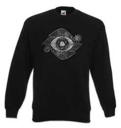 Sweatshirt Odin Eye Sweatshirt Odhin Auge Walhalla Raben Hugin Vikings Munin (1-tlg) Ravens Tyr Thor Mjlnir