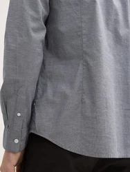 TOM TAILOR Langarmhemd Fitted Oxford Hemd 