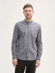 TOM TAILOR Langarmhemd Fitted Oxford Hemd 