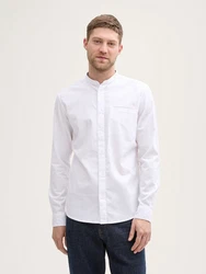 TOM TAILOR Langarmhemd Fitted Oxford Hemd 