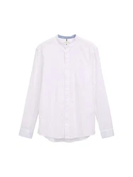 TOM TAILOR Langarmhemd Fitted Oxford Hemd 