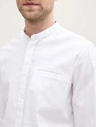 TOM TAILOR Langarmhemd Fitted Oxford Hemd 