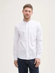 TOM TAILOR Langarmhemd Fitted Oxford Hemd 