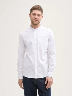 TOM TAILOR Langarmhemd Fitted Oxford Hemd