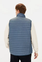 camel active Steppweste mit Stehkragen Hellblau/Blau/Grau