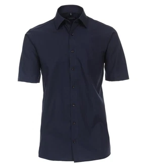CASAMODA Kurzarmhemd Kent Comfort Fit NOS Dunkelblau
