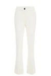 WE Fashion Anzughose Weiß/Khaki/Creme