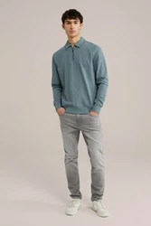 WE Fashion Sweater Hellblau/Blau/Hellgrün/Türkis/Grau