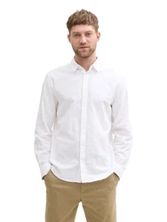 TOM TAILOR Langarmhemd Regular Fit Chambray 