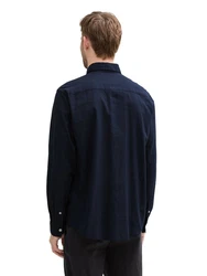 TOM TAILOR Langarmhemd Regular Fit Chambray 