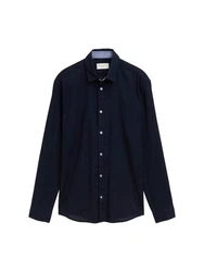 TOM TAILOR Langarmhemd Regular Fit Chambray 
