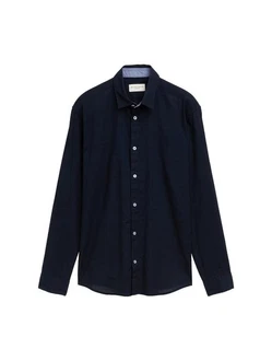 TOM TAILOR Langarmhemd Regular Fit Chambray TOM TAILOR Langarmhemd Regular Fit Chambray