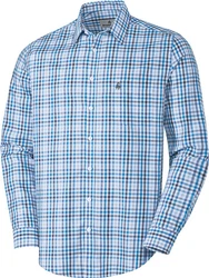 Jaques Britt GmbH Langarmhemd Hellblau/Blau