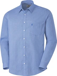 Jaques Britt GmbH Langarmhemd Hellblau/Dunkelblau/Blau