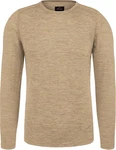 normani Langarmshirt Herren Melbourne Merino Thermounterhemd Baselayer Skipullover Khaki/Beige/Braun
