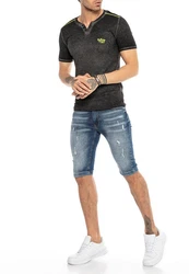 RedBridge T-Shirt Clarksville mit Henley-Ausschnitt 