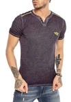 RedBridge T-Shirt Clarksville mit Henley-Ausschnitt 