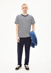 Armedangels T-Shirt MAARKOS POCKET STRIPES 