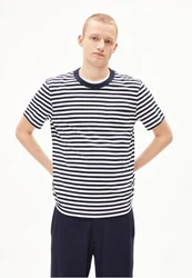 Armedangels T-Shirt MAARKOS POCKET STRIPES 