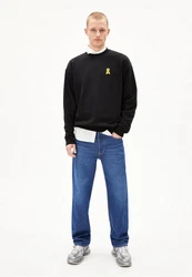 Armedangels Sweatshirt EMAAL CREWNECK ICON Schwarz/Rot/Gold/Dunkelblau/Rosa/Gelb/Dunkelrot