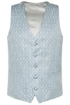 Digel Anzugweste Lambert Hellblau/Blau/Grau
