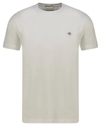 Gant T-Shirt Slim Fit Creme/Weiß/Schwarz
