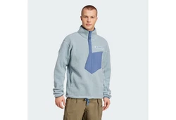 adidas TERREX XPLORIC HIGH PILE FLEECE Hellblau/Blau/Grau