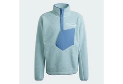 adidas TERREX XPLORIC HIGH PILE FLEECE Hellblau/Blau/Grau