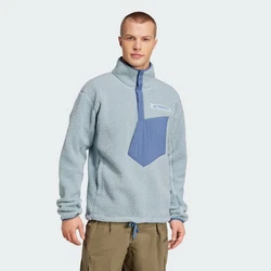 adidas TERREX XPLORIC HIGH PILE FLEECE Hellblau/Blau/Grau